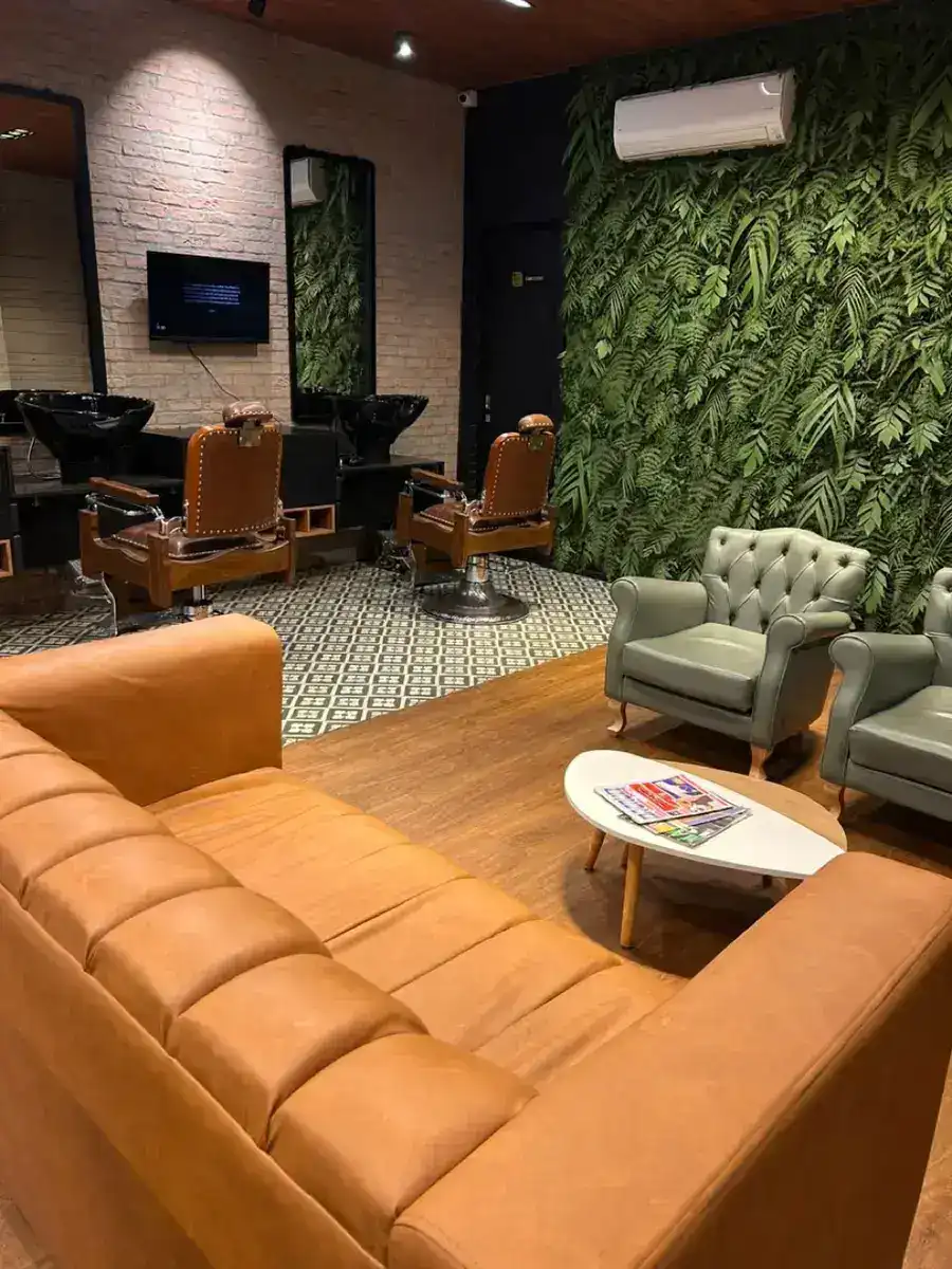 Ambiente interno da Peaky Barbers Alphaville