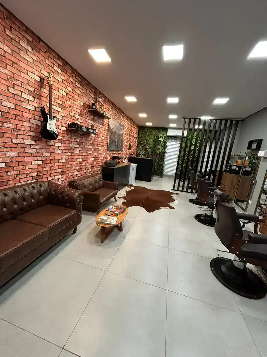 Interior da Peaky Barbers Santana de Parnaíba Centro